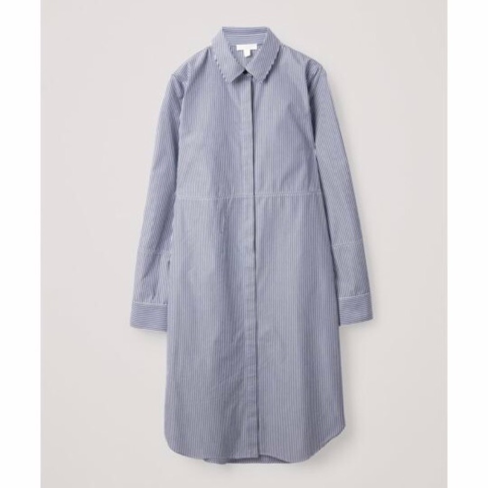 COS Striped Shirtdress